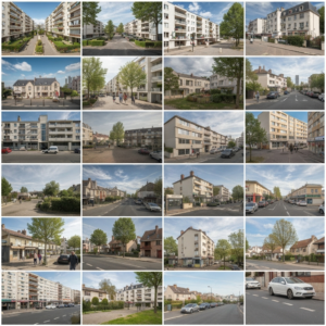 Vue de la Rue des 50 Arpents à Bondoufle pour une estimation immobilière