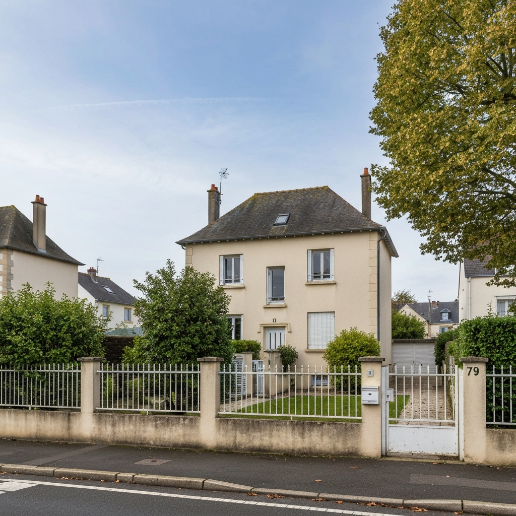 Vue aérienne d'une maison avec jardin à Puisieulx pour estimation immobilière