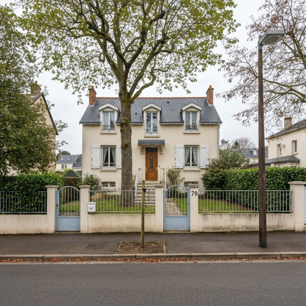 Graphique montrant le prix au mètre carré des maisons à Taissy