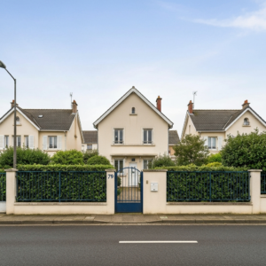 Graphique illustrant le prix moyen des appartements à Taissy
